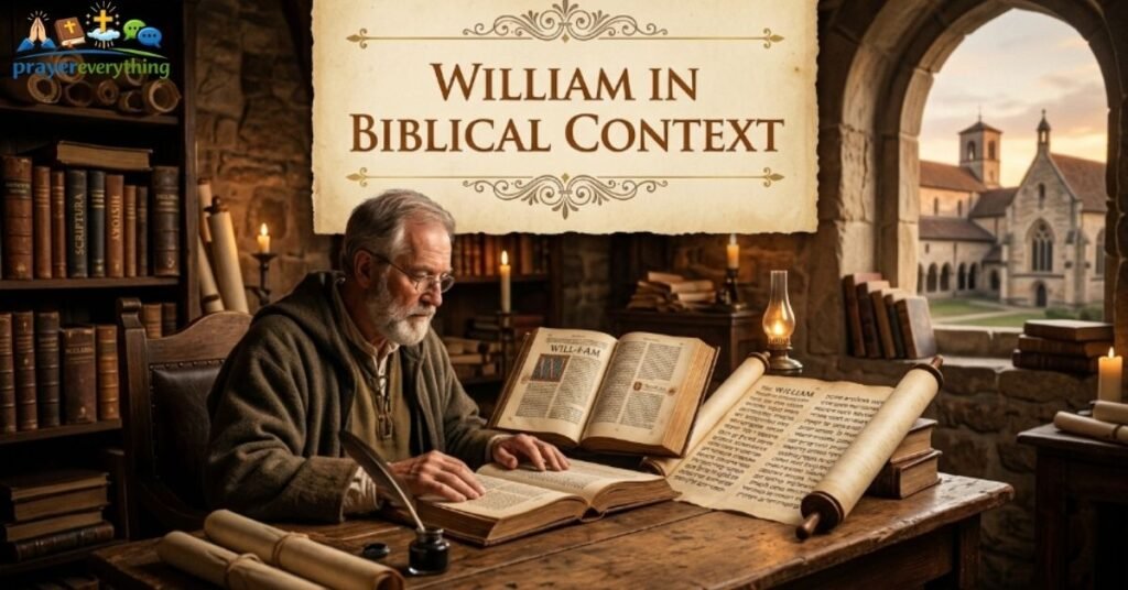 william-in-biblical-context