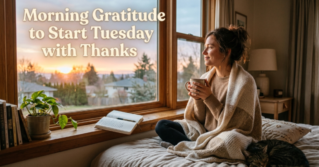 Morning Gratitude to Start Tuesday with Thanks