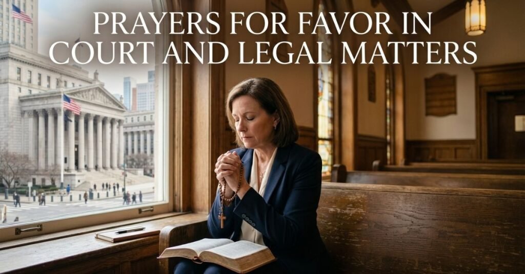 Prayers for Favor in Court and Legal Matters