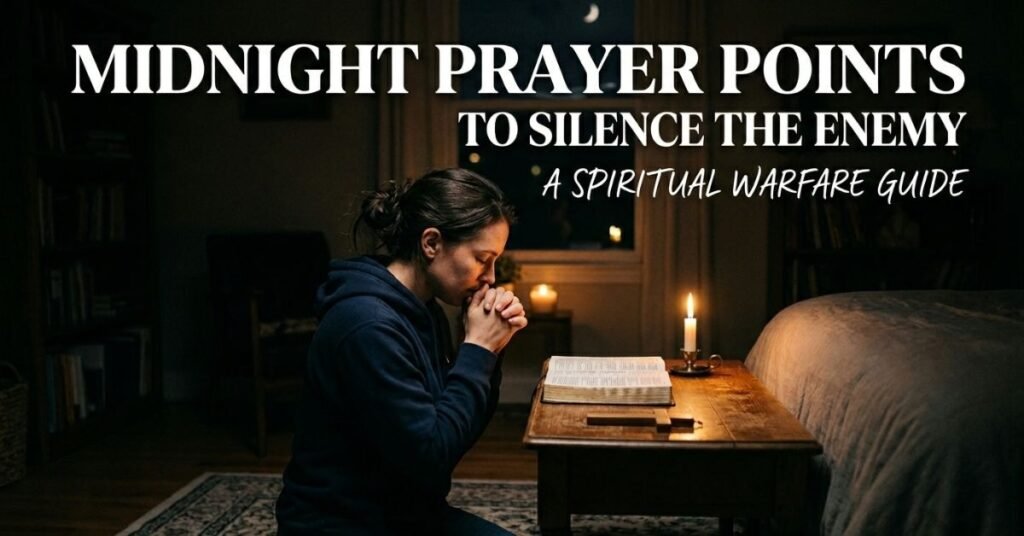 Midnight Prayer Points to Silence the Enemy