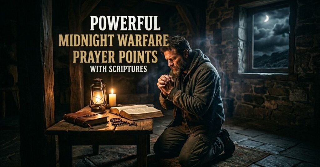 Powerful Midnight Warfare Prayer Points with Scriptures