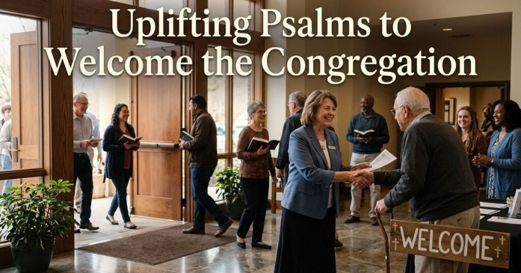 Uplifting Psalms to Welcome the Congregation