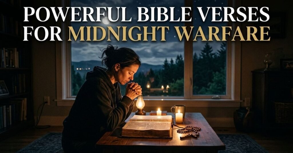 Powerful Bible Verses for Midnight Warfare