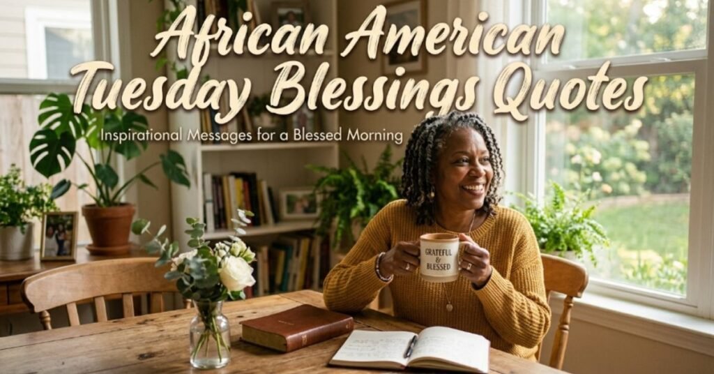 African American Tuesday Blessings Quotes