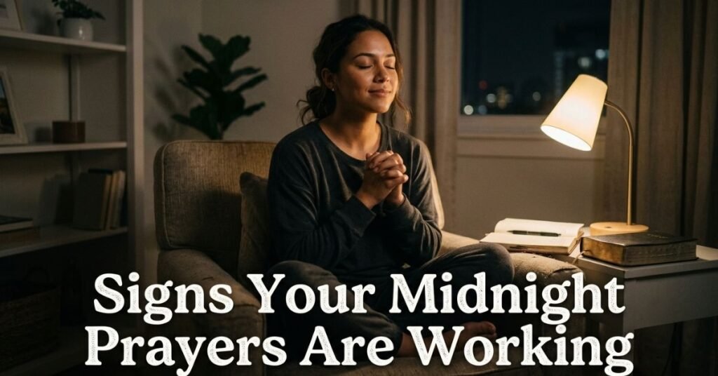 Signs Your Midnight Prayers Are Working