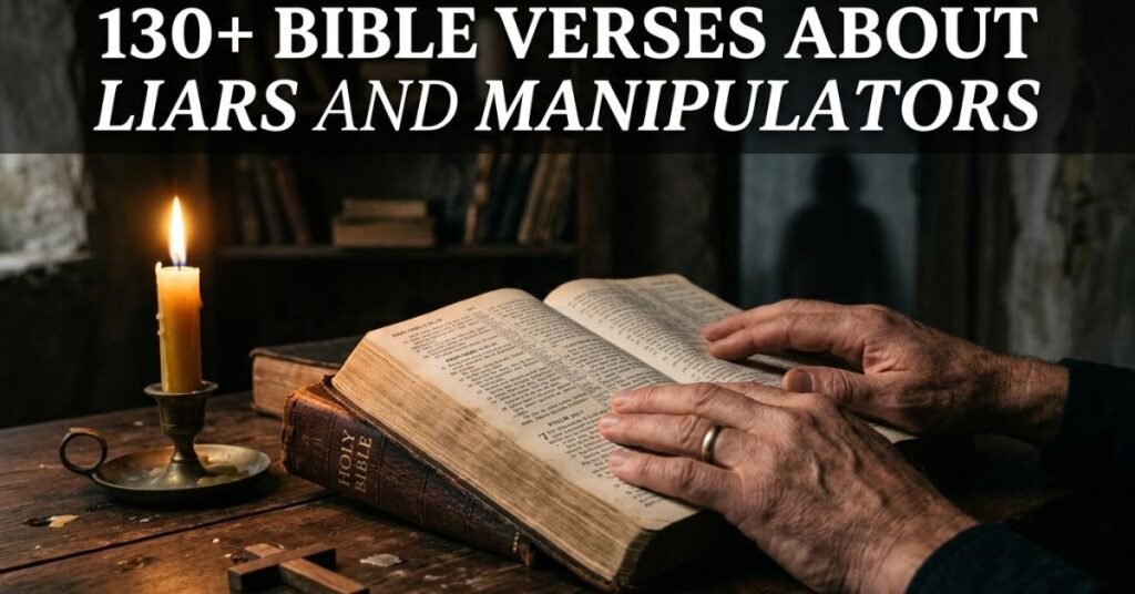 Bible Verses About Liars and Manipulators