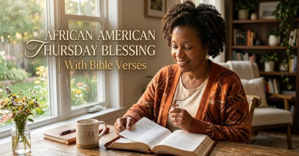 African American Thursday Blessing With Bible Verses