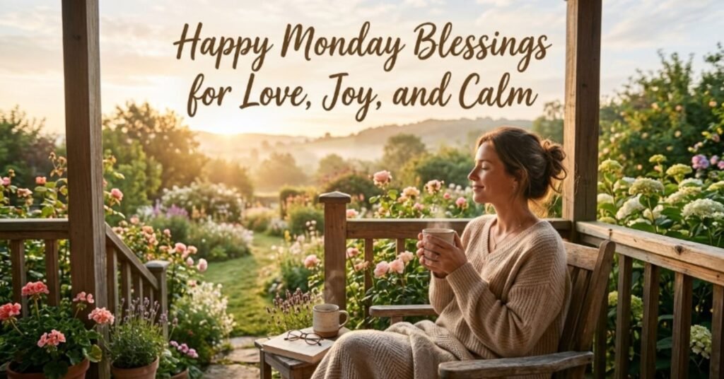 Happy Monday Blessings for Love, Joy, and Calm