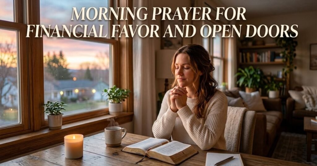 Morning Prayer for Financial Favor and Open Doors