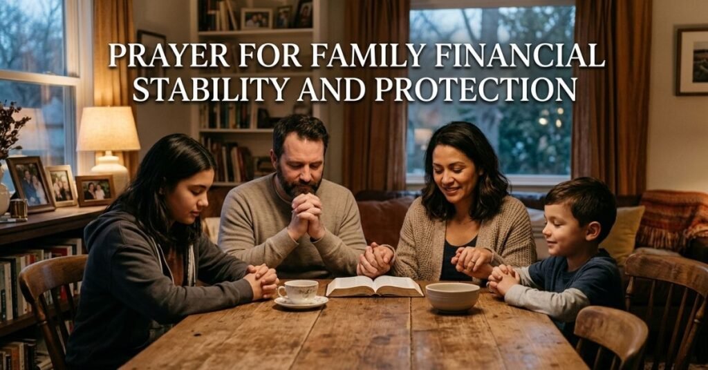 Prayer for Family Financial Stability and Protection