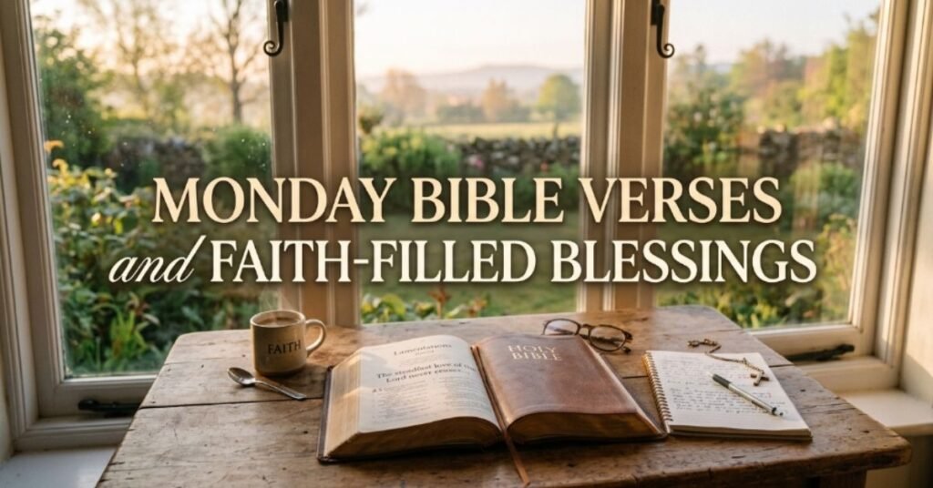 Monday Bible Verses and Faith-Filled Blessings