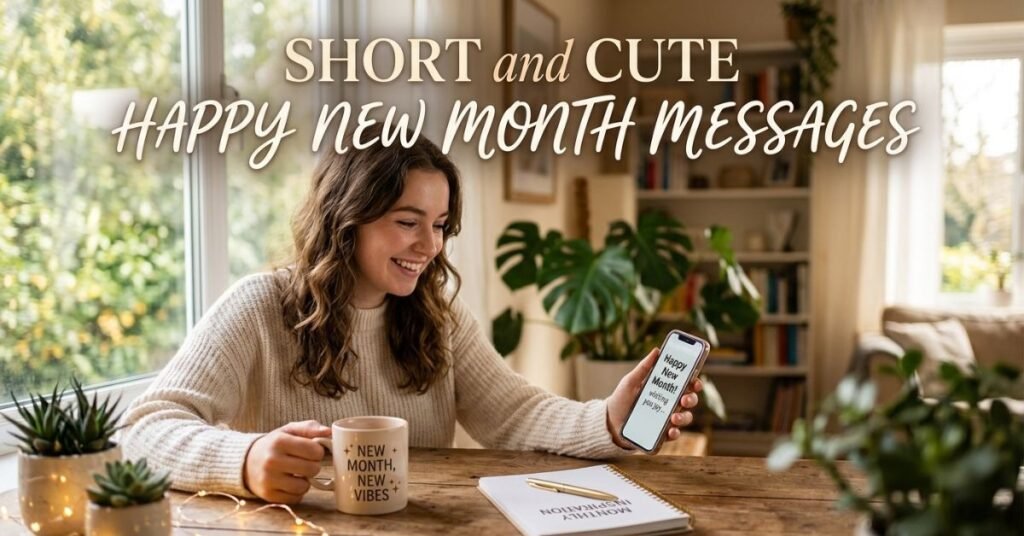Short and Cute Happy New Month Messages