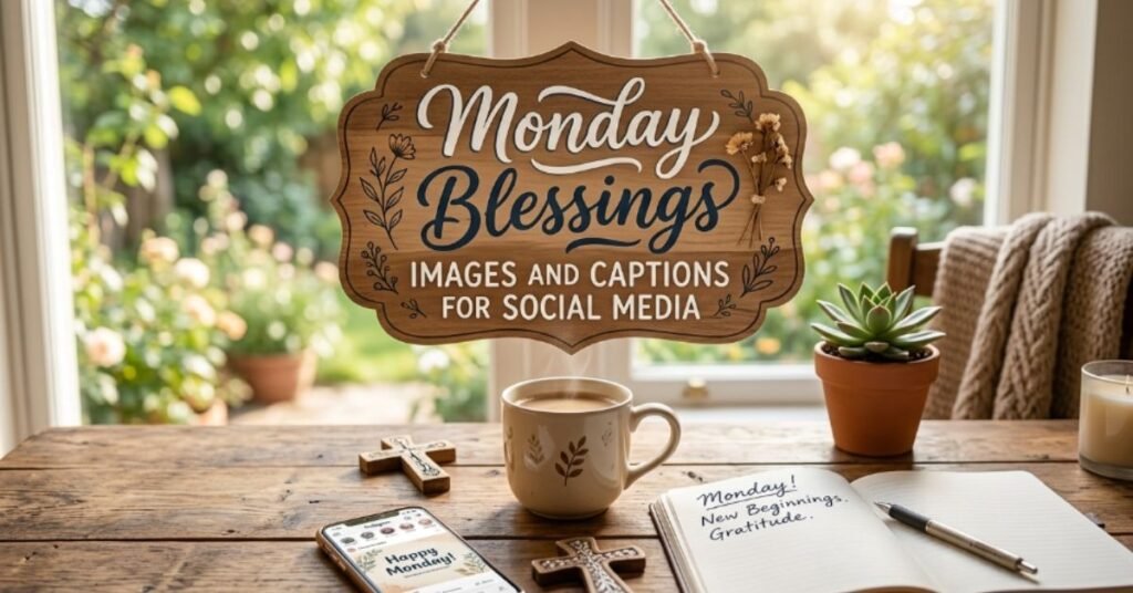 Monday Blessings Images and Captions for Social Media