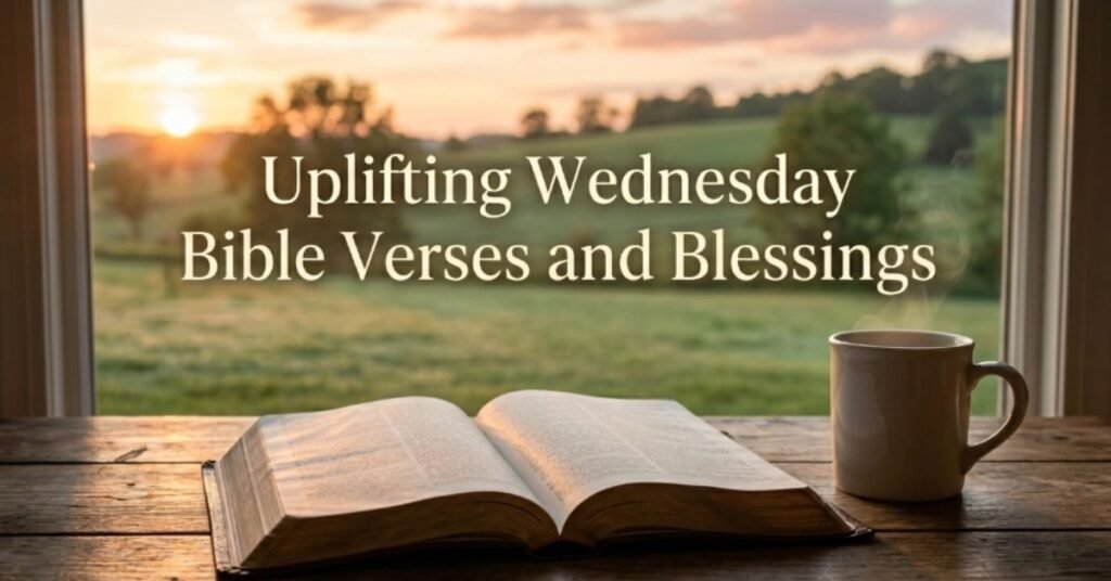 Uplifting Wednesday Bible Verses and Blessings