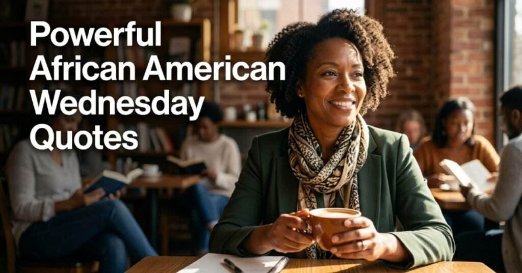 Powerful African American Wednesday Quotes