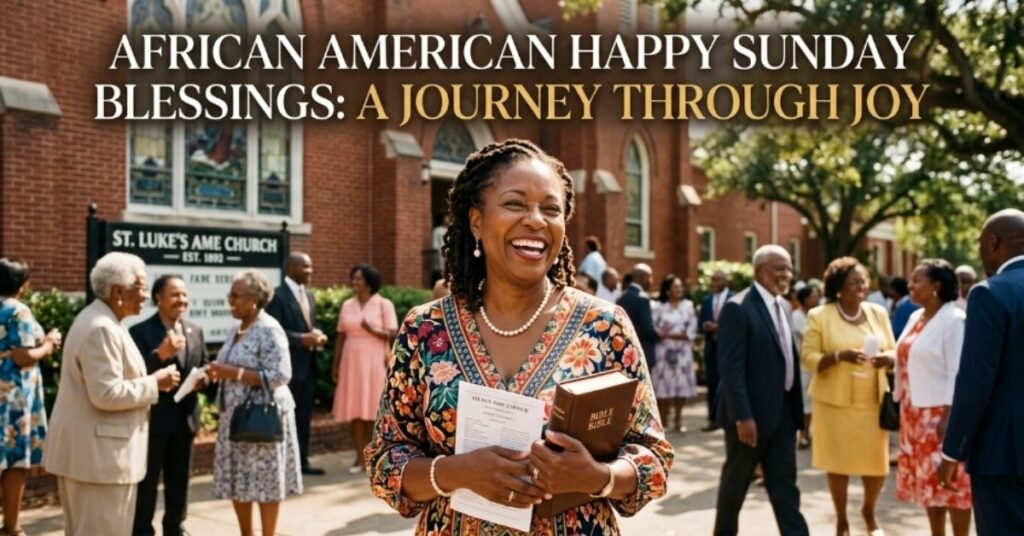 African American Happy Sunday Blessings: A Journey Through Joy