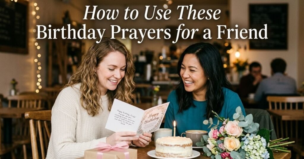 How to Use These Birthday Prayers for a Friend