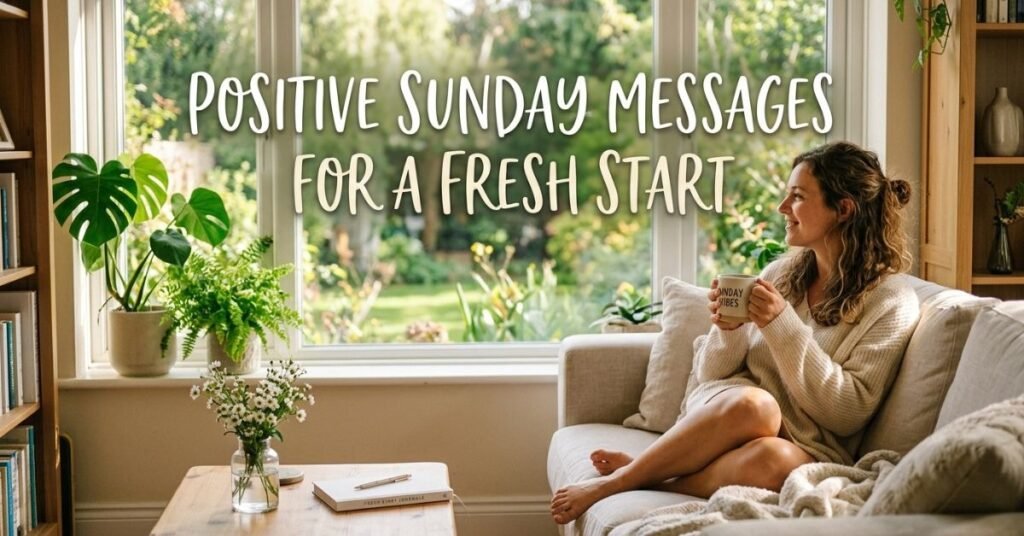 Positive Sunday Messages for a Fresh Start