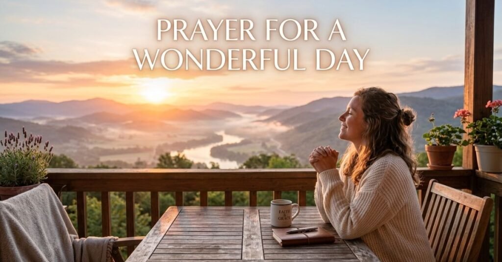 Prayer for a Wonderful Day