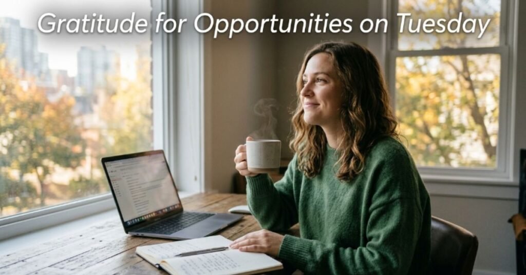 Gratitude for Opportunities on Tuesday