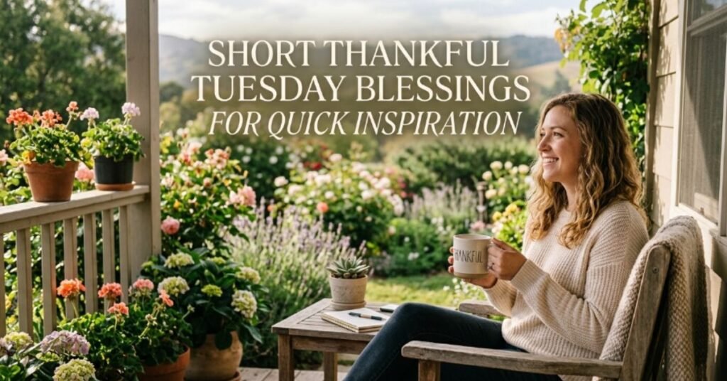 Short Thankful Tuesday Blessings for Quick Inspiration