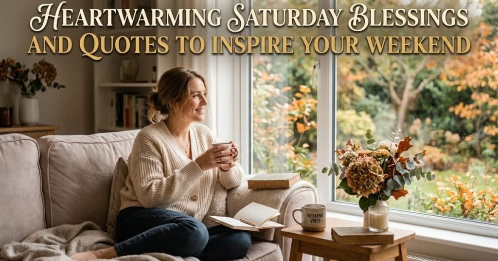 Heartwarming Saturday Blessings and Quotes to Inspire Your Weekend