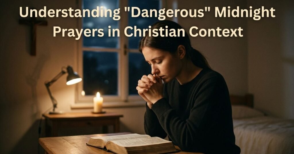 Understanding "Dangerous" Midnight Prayers in Christian Context