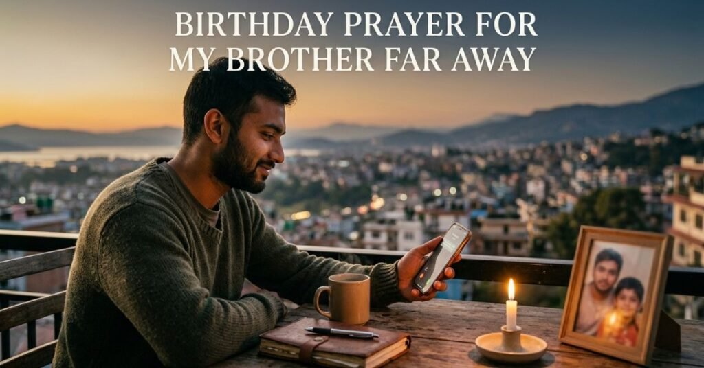 Birthday Prayer for My Brother Far Away