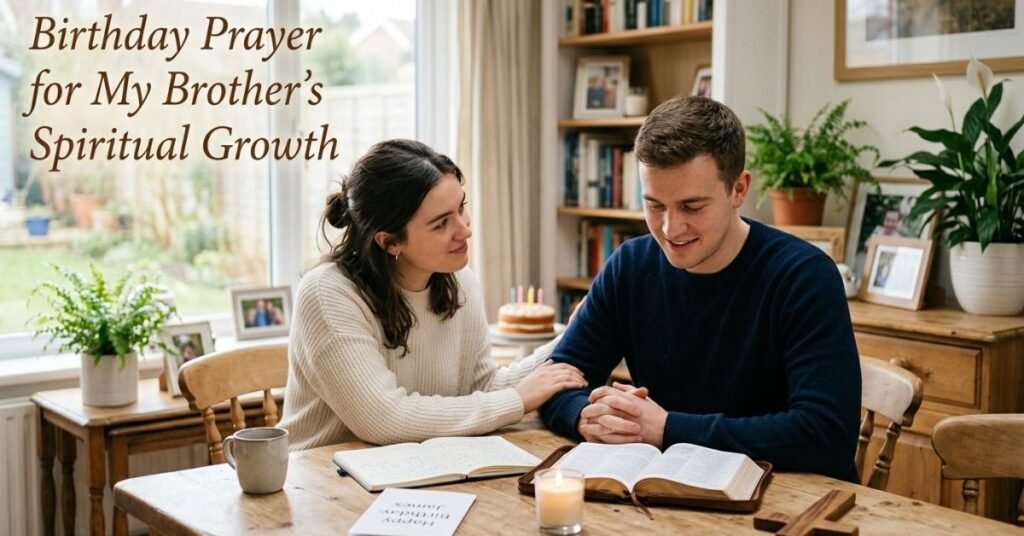 Birthday Prayer for My Brother's Spiritual Growth