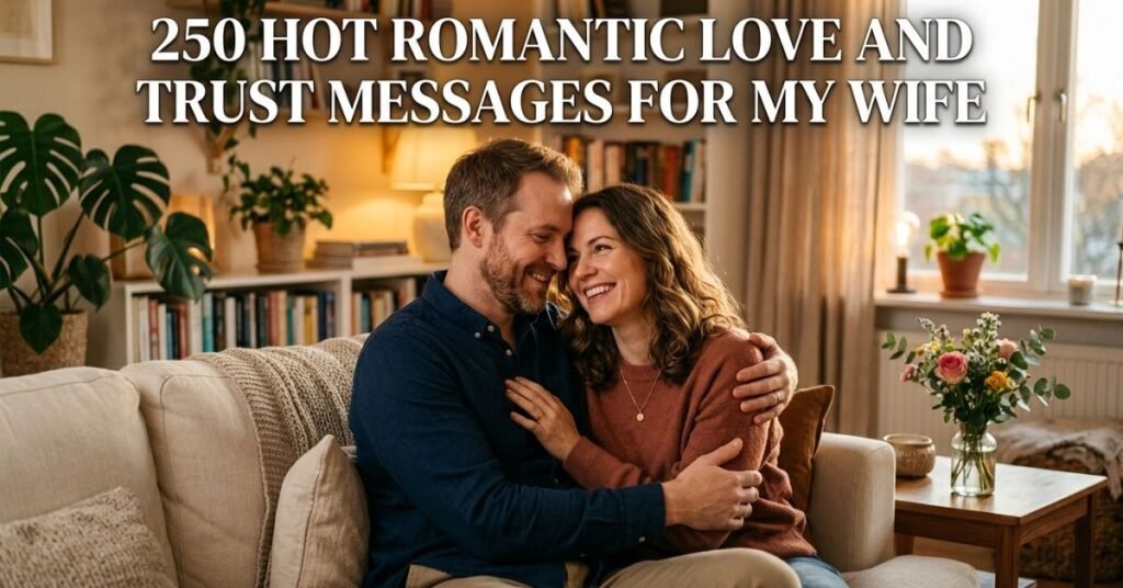 250 Hot Romantic Love And Trust Messages For My Wife