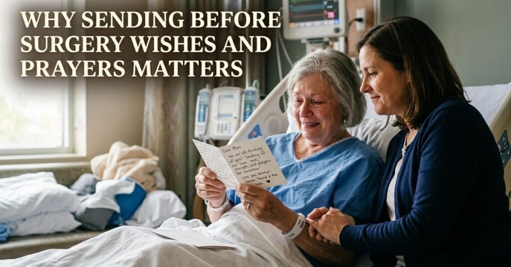 Why Sending Before Surgery Wishes and Prayers Matters