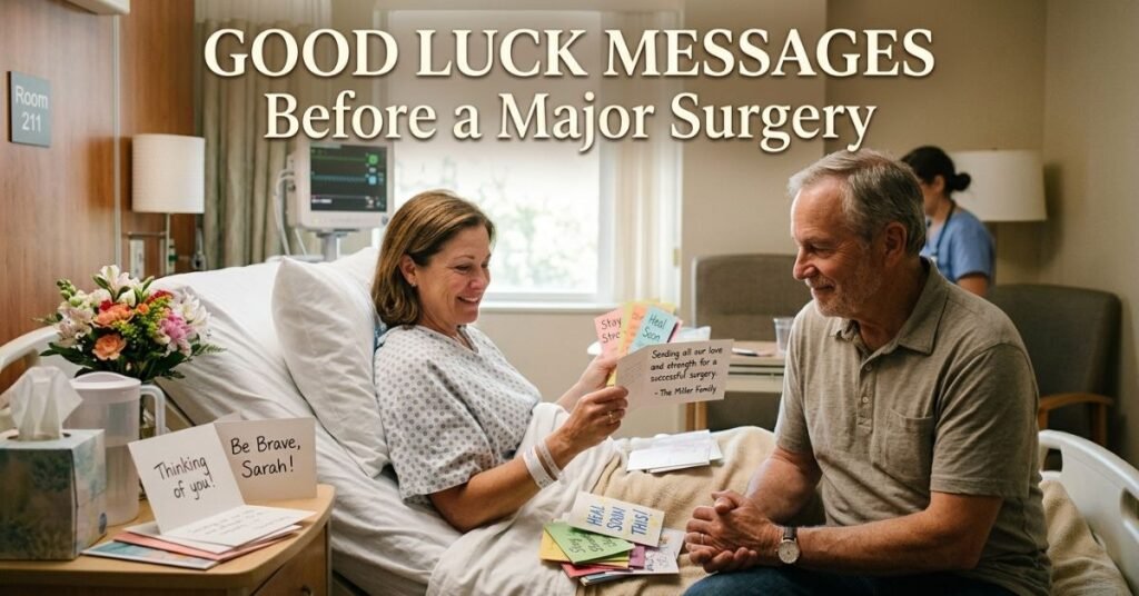 Good Luck Messages Before a Major Surgery