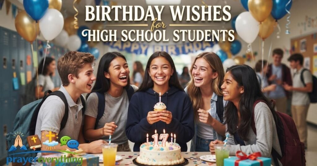 Birthday Wishes for High School Students