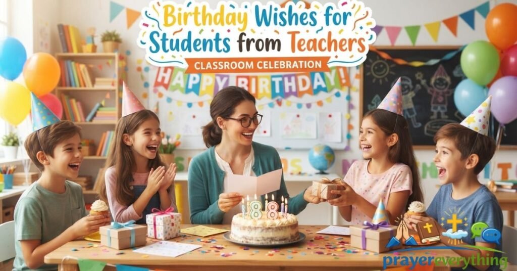 Birthday Wishes for Students from Teachers