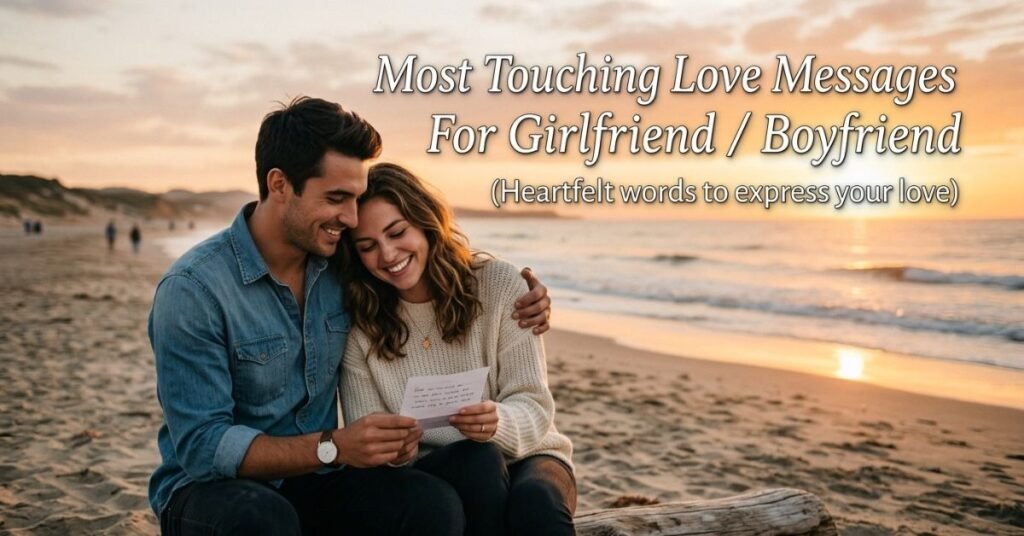 Most Touching Love Messages For Girlfriend / Boyfriend