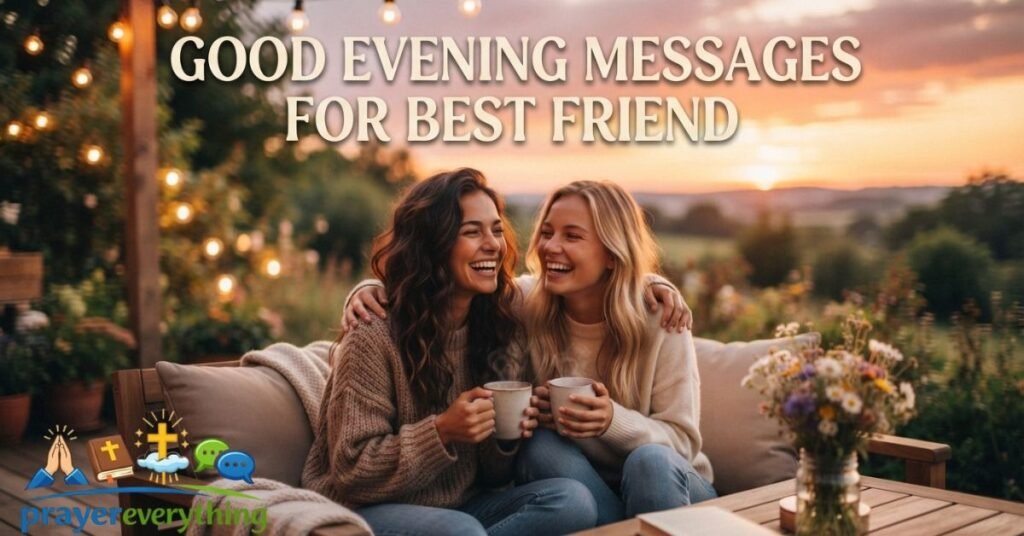 Good Evening Messages for Best Friend