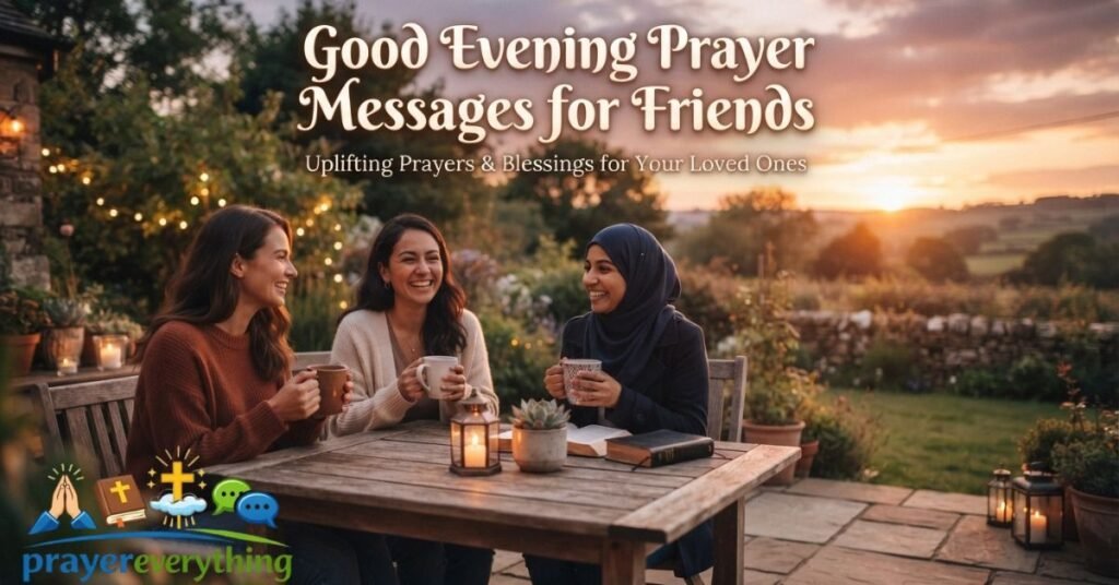 Good Evening Prayer Messages for Friends