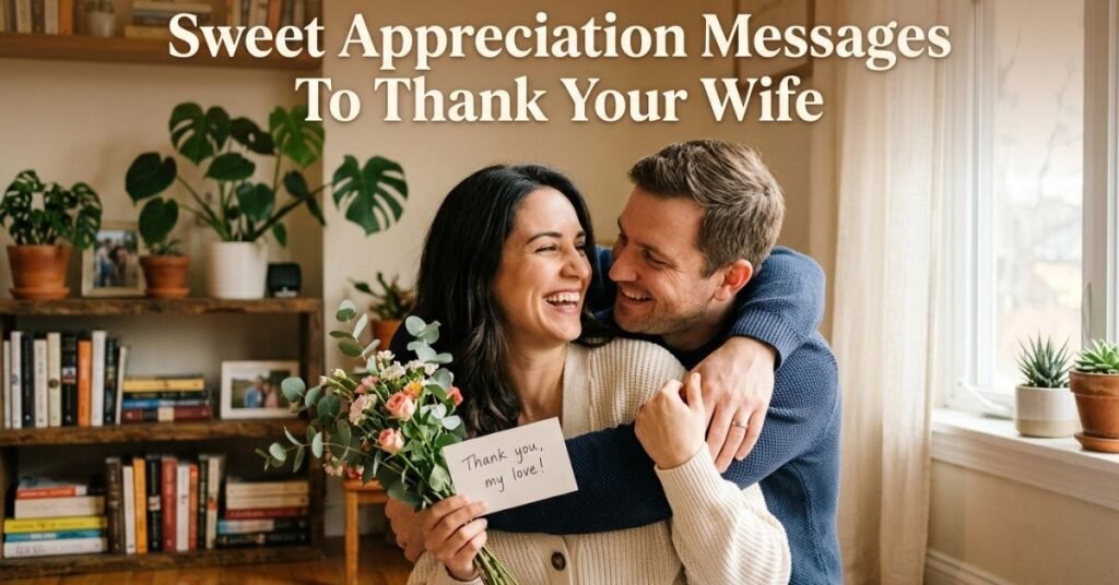 Sweet Appreciation Messages To Thank Your Wife