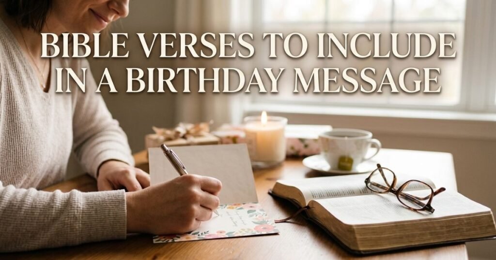 Bible Verses to Include in a Birthday Message