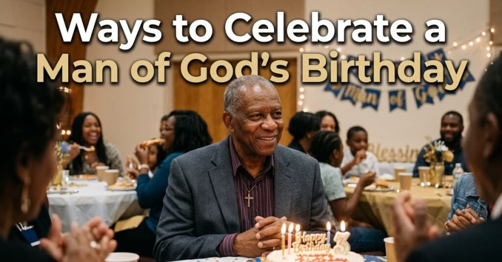 Ways to Celebrate a Man of God's Birthday
