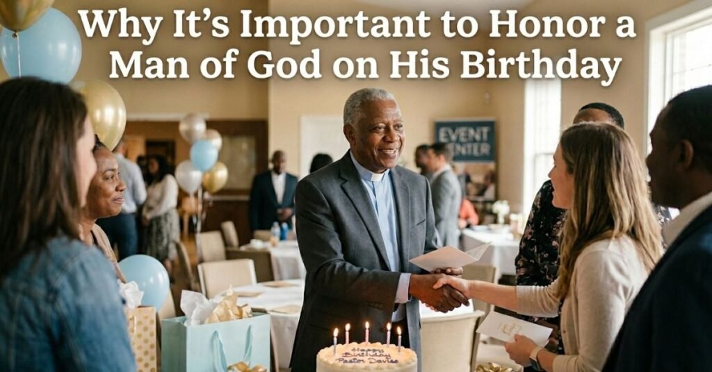 Why It's Important to Honor a Man of God on His Birthday