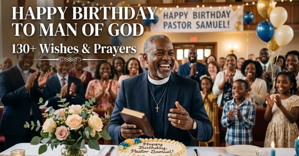 Happy Birthday to Man of God 130+ Wishes & Prayers