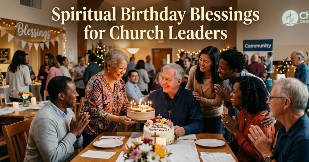 Spiritual Birthday Blessings for Church Leaders