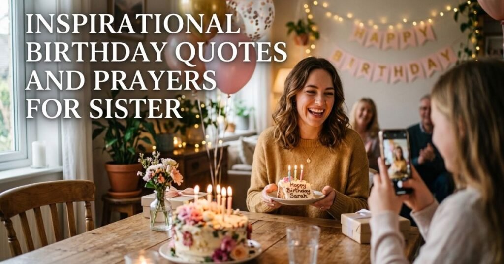 Inspirational Birthday Quotes and Prayers for Sister