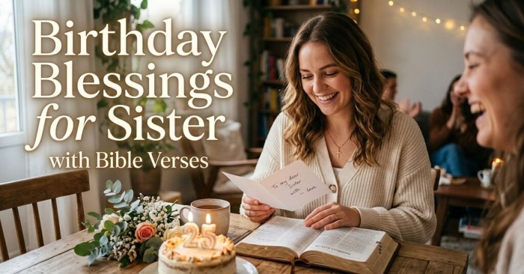 Birthday Blessings for Sister with Bible Verses