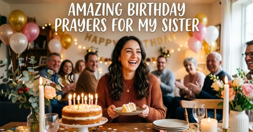 Amazing Birthday Prayers for My Sister