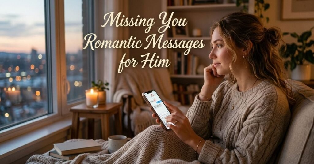 Missing You Romantic Messages for Him