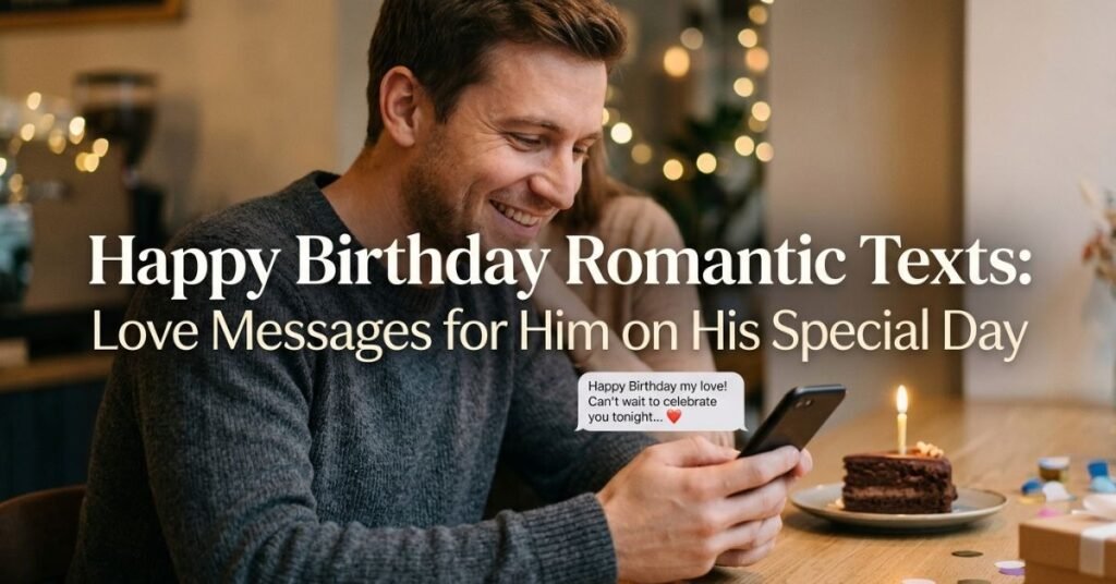 Happy Birthday Romantic Texts: Love Messages for Him on His Special Day