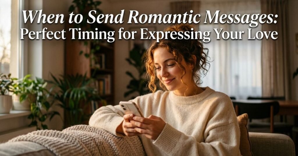 When to Send Romantic Messages: Perfect Timing for Expressing Your Love
