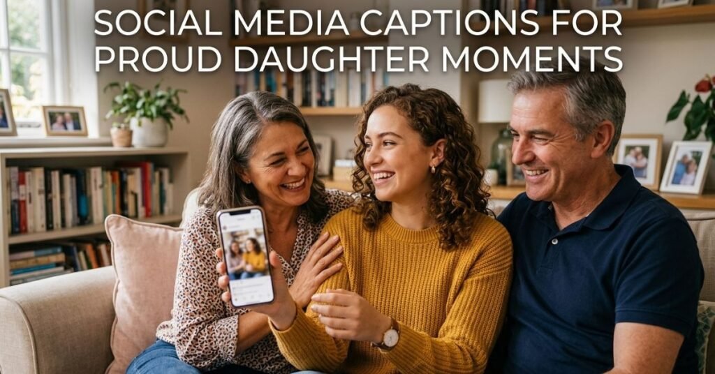 Social Media Captions for Proud Daughter Moments